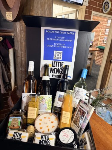 Dollar for Dusty - A Taste of Murrumbateman Raffle